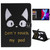 For iPad Pro 11 (2020) Colored Drawing Horizontal Flip Leather Tablet Case with Holder & Card Slot & Wallet(Cat Ears)