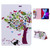 For iPad Pro 11 (2020) Colored Drawing Horizontal Flip Leather Tablet Case with Holder & Card Slot & Wallet(Cat and Tree)