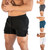 Men Sports Shorts Pants Quick-Drying Marathon Running Three-Point Pants, Size: L(Black Without Logo)
