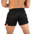Men Sports Shorts Pants Quick-Drying Marathon Running Three-Point Pants, Size: XL(Black Without Logo)