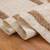 2 PCS Cotton and Linen Woven Colorblock Tassel Striped Rhombus Table Runner, Size: 30x50cm(Middle Cotton)