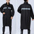 X18 Siamese Raincoat Outdoor Adult Reflective Riding Raincoat, Size: XXL(Black)