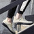 D06 Men Spring Flying Knitting  Shoes Lace Up Sports Casual Shoes, Size: 44(Gray)