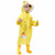 Large Hat Brim Cartoon Print Children Raincoat with Schoolbag Seat, Size: XL(Blue)