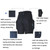 SLINK Dive Pocket Shorts Rafting Rowing Pants, Size: L(Black)