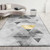 Modern Abstract Geometric Living Room Rug Coffee Table Cushion, Size: 50x80cm(17)