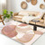 Modern Abstract Geometric Living Room Rug Coffee Table Cushion, Size: 80x200cm(02)