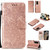 For Huawei Honor 30 Lace Flower Embossing Pattern Horizontal Flip Leather Case , with Holder & Card Slots & Wallet & Photo Frame & Lanyard(Rose Gold)