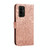 For Huawei Honor 30 Lace Flower Embossing Pattern Horizontal Flip Leather Case , with Holder & Card Slots & Wallet & Photo Frame & Lanyard(Rose Gold)
