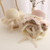 Parent-child Princess Style Beach Hat Straw Hat Child 52-54cm(Milk White)