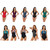 DS40 Ladies Slim and Conservative Halter Neck Swimsuit, Size: XL(Dark Blue)