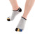 Men Low Top Color Sweat Absorbing Five Finger Cotton Socks, Free Size(Light Gray) Men Low Top Color Sweat Absorbing Five Finger Cotton Socks, Free Size(Light Gray)