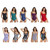 DS02 Ladies Suspender Conservative Triangle One-Piece Swimsuit With Chest Pad, Size: M(Big Red)