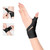 Tendon Sheath Wrist Joint Sprain Fixation Rehabilitation Protective Cover, Color: Left Hand Black(M)