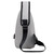 MeiJieLuo Simple Men Chest Bag Sports Youth Shoulder Crossbody Bag(Black)