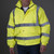 Winter Warm Waterproof Short Multi-pocket Reflective Cotton Jacket, Size: L(Fluorescent Yellow)