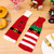Christmas Knitted Wine Bottle Cover Festival Restaurant Decorations(Elves)