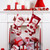 Christmas Decoration Supplies Cartoon Christmas Stocking Gift Bag(Snowman)