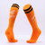 Children Football Socks Boys Soccer Sock Kid Above Knee Plain Socks Long Soccer Stockings Men Over Knee High Sock, Size:Kids Size(Orange)