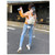 Stylish Portable Outdoor Transparent EVA Raincoat, Size:L (Transparent With Backpack)