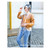 Stylish Portable Outdoor Transparent EVA Raincoat, Size:M (Transparent General)