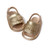 Casual Fashion PU Fringed Baby Sandals, Size:11cm/76g(Golden Cloth Bottom)