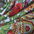 Gray Ethnic Style Retro Tassel Square Scarf Flower Pattern Headscarf Scarf, Size:90 x 90cm