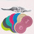 Lovely PVC Cat Litter Mat Eight-shaped  Anti-skid Placemat Pet Supplies(Rose Red)