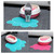 PVC Claw Shaped Cat Litter Mat Pet Placemat Anti-skid Floor Mat Pet Supplies(Lake Blue)