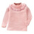 Spring Girls Solid Color Lace Round Neck Bottoming Shirt Children Clothing, Height:120cm(Pink)