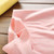 Spring Girls Solid Color Lace Round Neck Bottoming Shirt Children Clothing, Height:120cm(Pink)