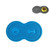Lovely PVC Cat Litter Mat Eight-shaped  Anti-skid Placemat Pet Supplies(Light Blue)