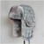 Winter Outdoor Warm Checkered Pattern Bomber Hat Flight Cap, Hat Size:XLAbove 60cm(Gray White)