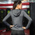 Autumn And Winter Zipper Long-sleeved Hooded Sports Jacket For Ladies (Color:Black Plus Velvet Size:XL) Autumn And Winter Zipper Long-sleeved Hooded Sports Jacket For Ladies (Color:Black Plus Velvet Size:XL)