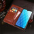 For OPPO A7X idewei Crazy Horse Texture Horizontal Flip Leather Case with Holder & Card Slots & Wallet(Rose Red)