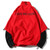 Letters Printed Pullover Jacket Couple Loose Casual Jacket (Color:Red Size:L)