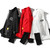 Letters Printed Pullover Jacket Couple Loose Casual Jacket (Color:Red Size:L)