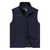 Men Sleeveless Stand Collar Loose Vest Multi-pockets Vest (Color:Dark Blue Size:XL)