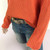 Fashion Edge Curl High Collar Knit Sweater (Color:Orange Size:XL) Fashion Edge Curl High Collar Knit Sweater (Color:Orange Size:XL)