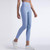 One Piece Sports Fitness Pants Without Embarrassment Line (Color:Tempest Blue Size:M)