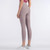 One Piece High Waist Tight Yoga Pants (Color:Smoky Blush Size:L)