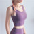 Full Package Deep U-back Shockproof Gathered Fashion Vest Sports Bra (Color:Smoked Purple Size:S) Full Package Deep U-back Shockproof Gathered Fashion Vest Sports Bra (Color:Smoked Purple Size:S)