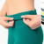 No Embarrassment Tight Pants Fitness Pants Fan Tail Leaf Peach Hip High Waist Nude Yoga Pants (Color:Soleil Size:M)