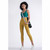 One Piece High Waist Tight Yoga Pants (Color:Crape Size:M)