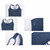 Skin Friendly Nude Sports Bra Cross Back Shockproof Fitness Vest (Color:Gray Blue Size:S)