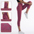 One Piece High Waist Tight Yoga Pants (Color:Palm Court Size:S)