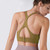 Y-shaped Wide Shoulder Belt Geometric Hollow Out Shockproof Nude Yoga Sports Underwear (Color:Crape Size:XL)