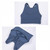 Shockproof Sports Underwear, Eiffel Small High Neck Yoga Bra (Color:Code Blue Size:M) Shockproof Sports Underwear, Eiffel Small High Neck Yoga Bra (Color:Code Blue Size:M)