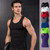 Fitness Running Training Tight Quick Dry Vest (Color:Black Size:L)