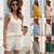 2 In 1 Solid Color Hollow Smock Knit Vest Swimsuit Set (Color:Yellow Size:M)
